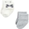imageHudson Baby Baby Girls Cotton Rich Newborn and Terry SocksBlue Forest