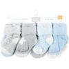 imageHudson Baby Baby Girls Cotton Rich Newborn and Terry SocksBlue Star