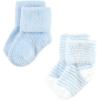 imageHudson Baby Baby Girls Cotton Rich Newborn and Terry SocksBlue Star