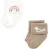 imageHudson Baby Baby Girls Cotton Rich Newborn and Terry SocksBlush Heart