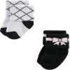 imageHudson Baby Baby Girls Cotton Rich Newborn and Terry SocksBows 12pack