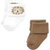 imageHudson Baby Baby Girls Cotton Rich Newborn and Terry SocksBrave Lion