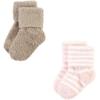 imageHudson Baby Baby Girls Cotton Rich Newborn and Terry SocksBurgundy Heart