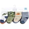 imageHudson Baby Baby Girls Cotton Rich Newborn and Terry SocksDinosaur Explorer