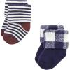 imageHudson Baby Baby Girls Cotton Rich Newborn and Terry SocksFootball