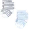imageHudson Baby Baby Girls Cotton Rich Newborn and Terry SocksGray Whale