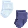 imageHudson Baby Baby Girls Cotton Rich Newborn and Terry SocksGray Whale