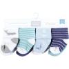 imageHudson Baby Baby Girls Cotton Rich Newborn and Terry SocksGray Whale