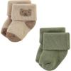 imageHudson Baby Baby Girls Cotton Rich Newborn and Terry SocksHarvest Bear