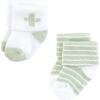 imageHudson Baby Baby Girls Cotton Rich Newborn and Terry SocksLittle Lizard