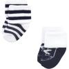 imageHudson Baby Baby Girls Cotton Rich Newborn and Terry SocksMint Whale