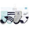 imageHudson Baby Baby Girls Cotton Rich Newborn and Terry SocksMint Whale