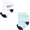 imageHudson Baby Baby Girls Cotton Rich Newborn and Terry SocksMint Whale