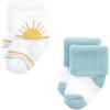 imageHudson Baby Baby Girls Cotton Rich Newborn and Terry SocksModern Rainbow