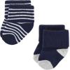 imageHudson Baby Baby Girls Cotton Rich Newborn and Terry SocksMom Dad Boy Navy Red