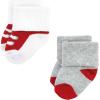 imageHudson Baby Baby Girls Cotton Rich Newborn and Terry SocksMom Dad Boy Navy Red