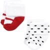 imageHudson Baby Baby Girls Cotton Rich Newborn and Terry SocksMom and Dad Girl Red Black 12pack