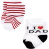 imageHudson Baby Baby Girls Cotton Rich Newborn and Terry SocksMom and Dad Girl Red Black 12pack