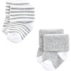 imageHudson Baby Baby Girls Cotton Rich Newborn and Terry SocksMom and Dad Gray Mint 12pack
