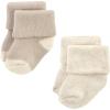 imageHudson Baby Baby Girls Cotton Rich Newborn and Terry SocksNavy Taupe