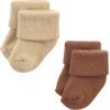 imageHudson Baby Baby Girls Cotton Rich Newborn and Terry SocksNeutral Tones