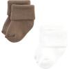 imageHudson Baby Baby Girls Cotton Rich Newborn and Terry SocksNeutral Tones