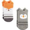 imageHudson Baby Baby Girls Cotton Rich Newborn and Terry SocksNeutral Woodland