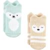 imageHudson Baby Baby Girls Cotton Rich Newborn and Terry SocksNeutral Woodland