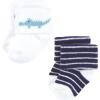 imageHudson Baby Baby Girls Cotton Rich Newborn and Terry SocksOcean Friends