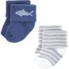 imageHudson Baby Baby Girls Cotton Rich Newborn and Terry SocksOcean Friends