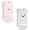 imageHudson Baby Baby Girls Cotton Rich Newborn and Terry SocksPink Animals