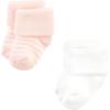 imageHudson Baby Baby Girls Cotton Rich Newborn and Terry SocksPink Cheetah