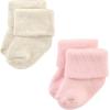 imageHudson Baby Baby Girls Cotton Rich Newborn and Terry SocksPink Cheetah