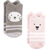 imageHudson Baby Baby Girls Cotton Rich Newborn and Terry SocksPink Girl Woodland
