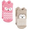 imageHudson Baby Baby Girls Cotton Rich Newborn and Terry SocksPink Girl Woodland