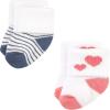 imageHudson Baby Baby Girls Cotton Rich Newborn and Terry SocksPink Love