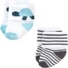 imageHudson Baby Baby Girls Cotton Rich Newborn and Terry SocksSea Creatures 12pack