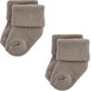 imageHudson Baby Baby Girls Cotton Rich Newborn and Terry SocksSolid Beige Brown