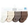 imageHudson Baby Baby Girls Cotton Rich Newborn and Terry SocksSolid Beige Brown