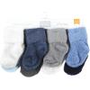 imageHudson Baby Baby Girls Cotton Rich Newborn and Terry SocksSolid Blue Gray 8 Pack Chenille