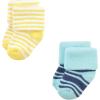 imageHudson Baby Baby Girls Cotton Rich Newborn and Terry SocksSurf Dude