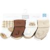 imageHudson Baby Baby Girls Cotton Rich Newborn and Terry SocksTeddy Bear