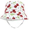 imageHudson Baby Baby Girls Sun Protection HatCherries Dot
