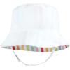 imageHudson Baby Baby Girls Sun Protection HatFlamingo Rainbow Stripe