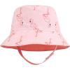 imageHudson Baby Baby Girls Sun Protection HatFlamingo Rainbow Stripe