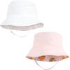 imageHudson Baby Baby Girls Sun Protection HatOranges Stripe