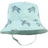 imageHudson Baby Baby Girls Sun Protection HatSea Turtle Stripe