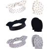 imageHudson Baby Girls 12Pc Cotton Headband and Scratch Mitten Set Lady Bug Xoxo 06 MonthsLady Bug Xoxo