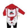 imageHudson Baby Unisex Baby Cotton Layette SetChristmas Scene