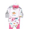 imageHudson Baby Unisex Baby Cotton Layette SetCuteasaurus